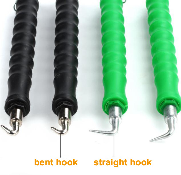 2pcs Semi-Automatic Rebar Tie Wire Twister Drilling Accessories Reinforcement Wire Twister Hook