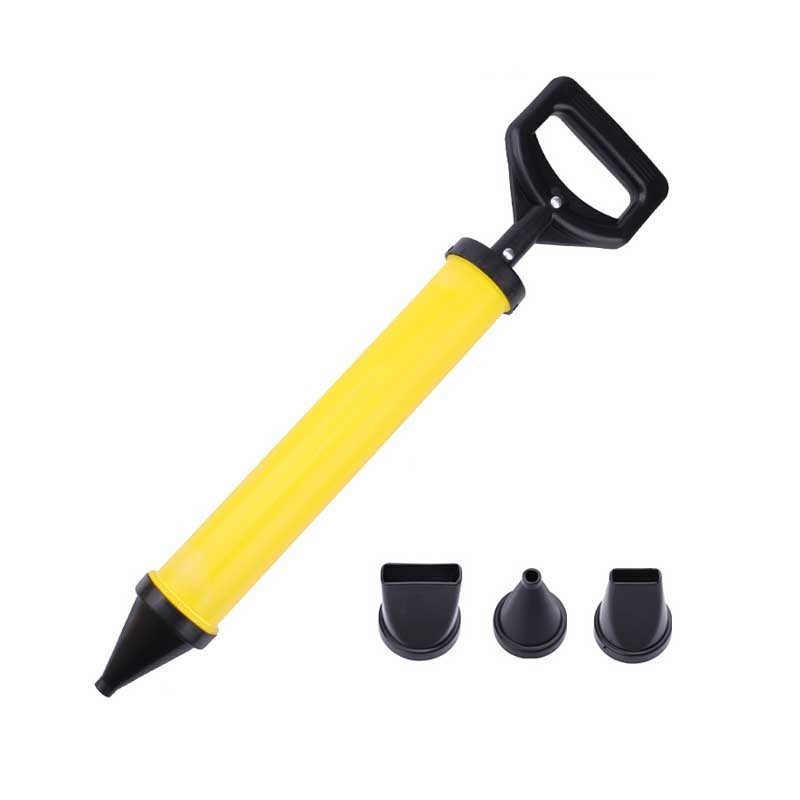 Mortar Caulk Gun Pointing Grouting Gun Sprayer Applicator Tool for Cement Lime 4 Black Nozzle