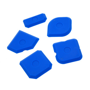 silicone sealant profiler putty knife blue 5 pieces sealant spatulas caulking scrapers