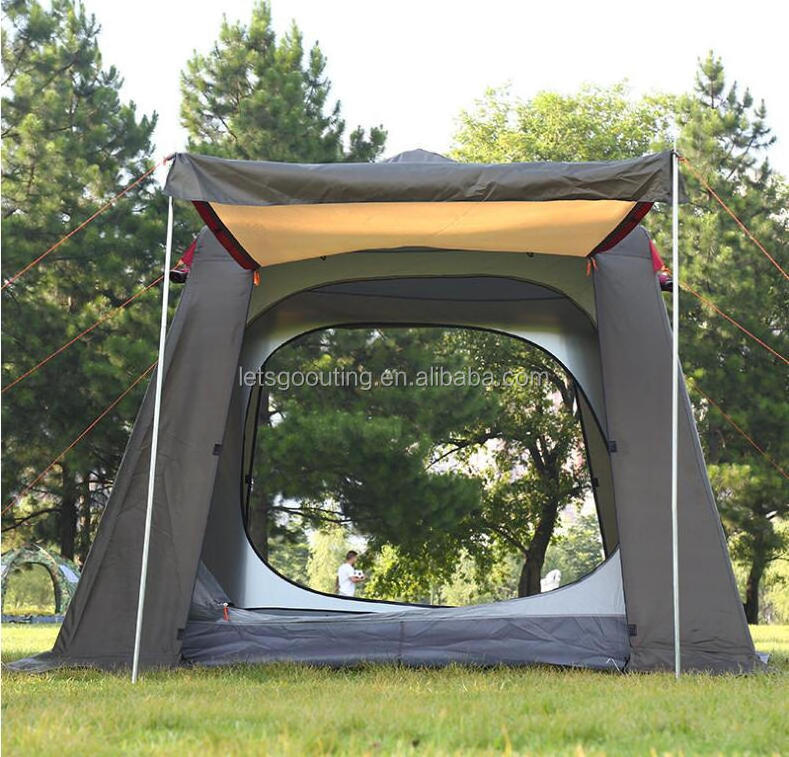 Quick Up 4-5 Person Screen House Leisure Beach Tent with Canopy for Beach Camping(HT6064-2)