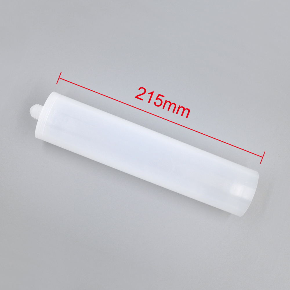 310ml Empty Epoxy Resin Silicone Sealant HDPE Cartridge Empty Lucency Plastic Caulk Tube