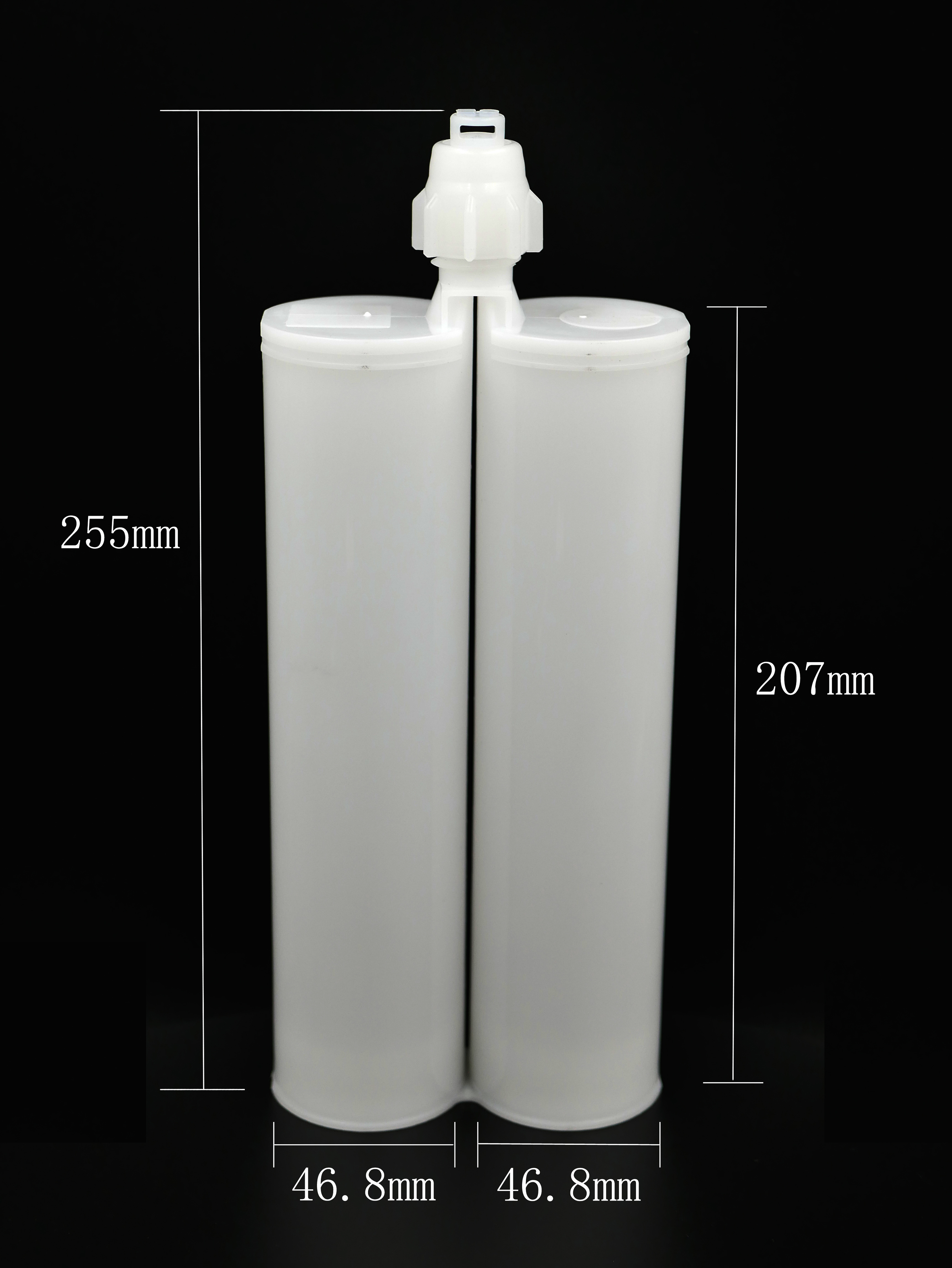 600ML 1:1 Industry Two component Cartridge 600ml dual epoxy cartridge tube