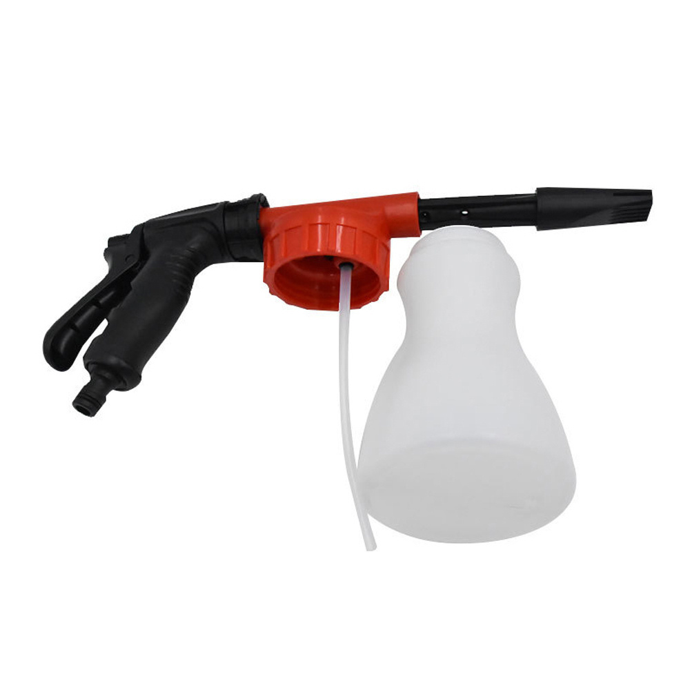 Red Adjustment Ratio Dial Foam Gun Car Wash Soap Spray Foamer Foam Cannon for Garden Hose