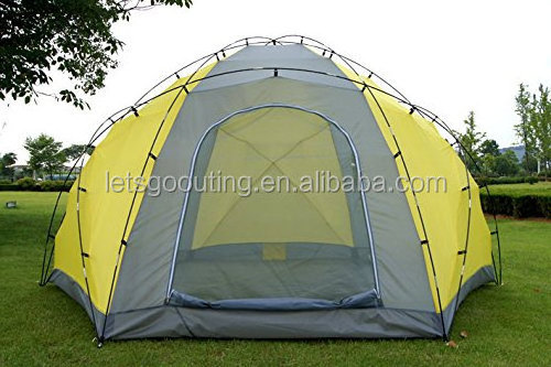 10 Persons Large Tent Lightweight Waterproof 3 Season Outdoor Windbreak Pergola Tower Post Camping Mosquito Net(HT6029-14)