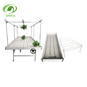 4x8 flood table rolling bench greenhouse rolling grow table