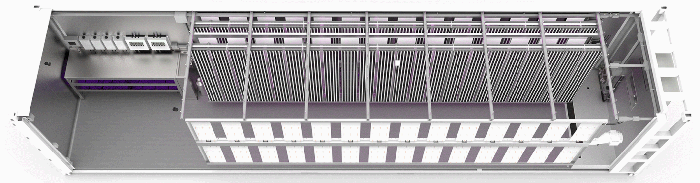 smart farm grow hydroponic vertical farming system  shipping container farm greenhouse