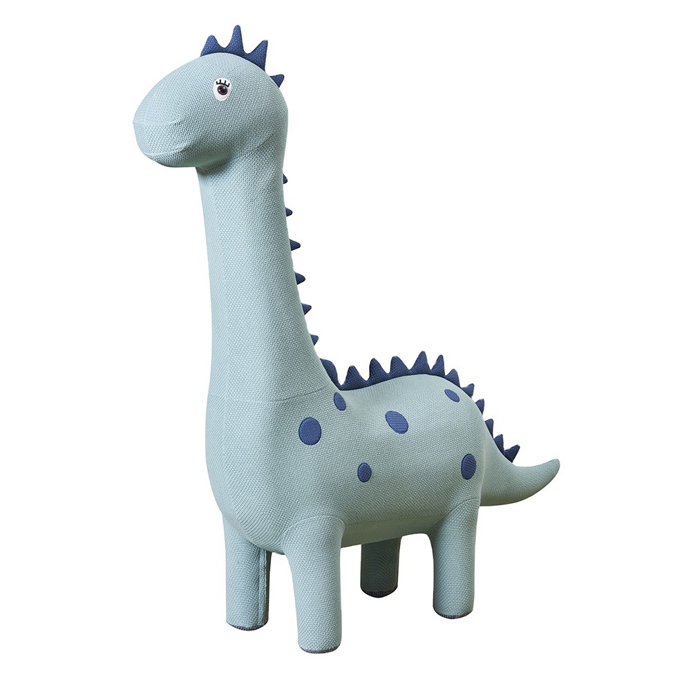 Exclusive Patent Design Wholesale Good Quality Ride on Wooden Animal Shape Dinosaur Stool Toy for Kid's Room