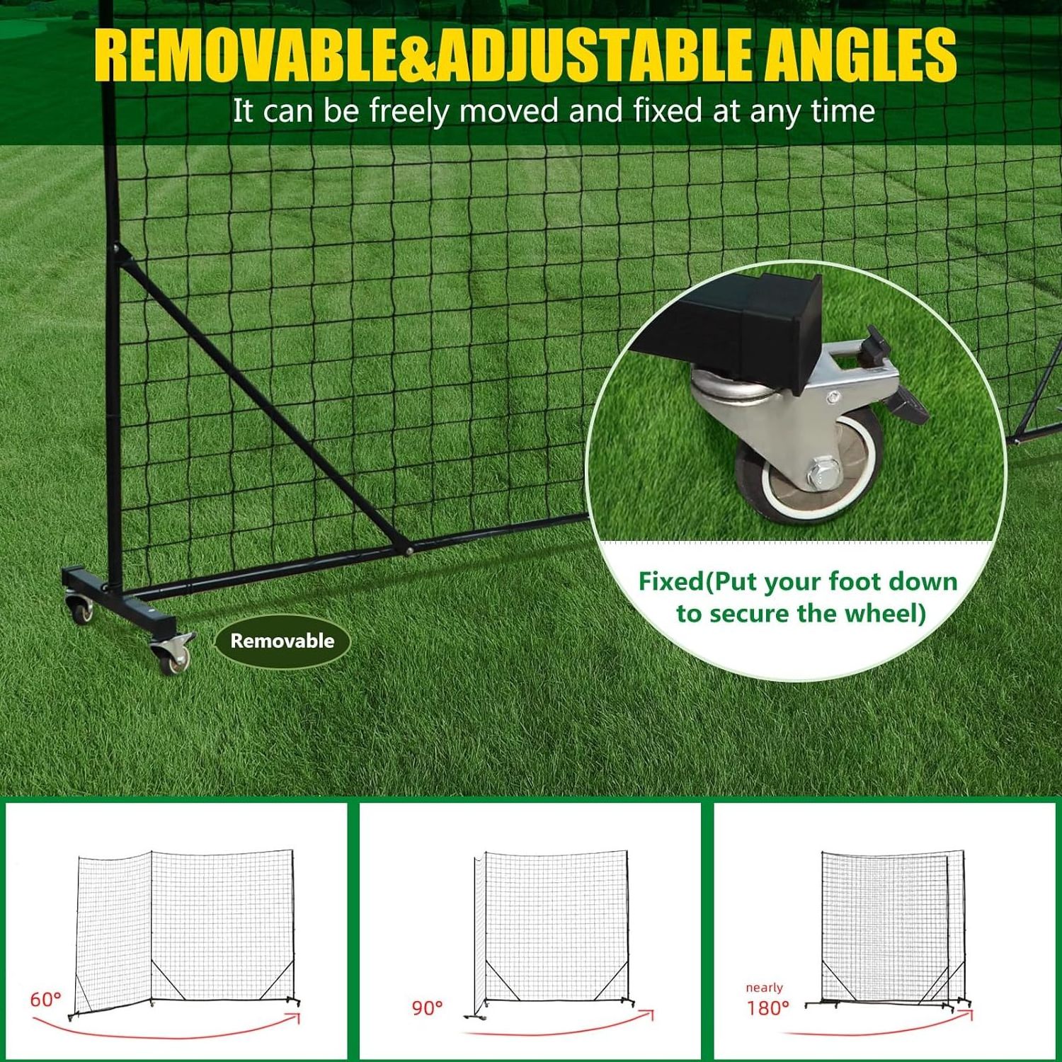 BK04 Customized Soccer Net Backstop, Soccer Goal And Soccer Backstop Net, Backstop Net Manufacturer China