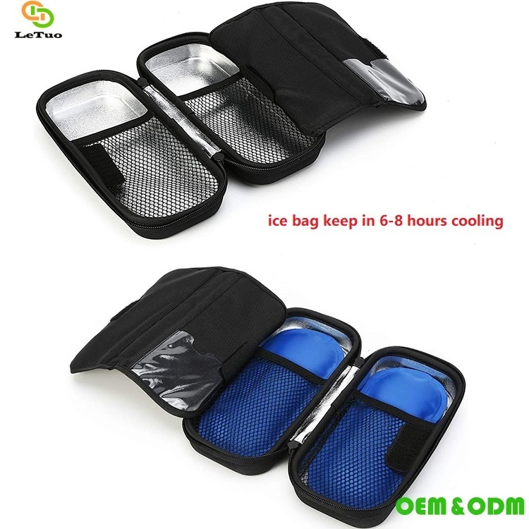 Custom Insulin Cooler Travel  Case, medication Diabetic Insulated Organizer Portable Cooling Bag