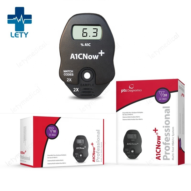 portable handheld A1C NOW + TEST SYSTEMS handheld portable HbA1c glycated hemoglobin analyzer