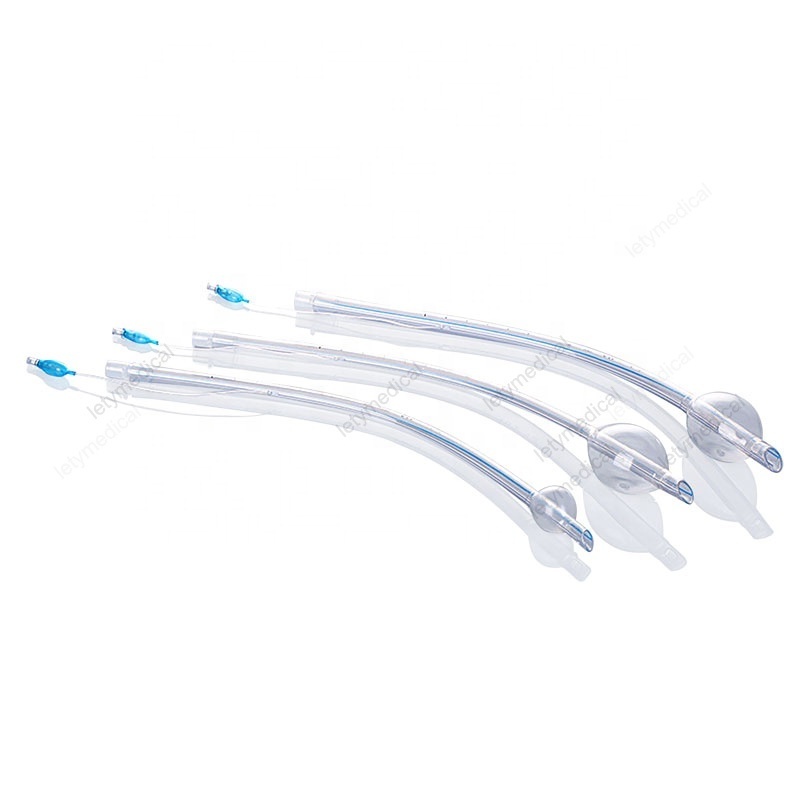 Factory High Quality Vet Endotracheal Tube Reinforced Endotracheal Tube with cuff without cuff Animal pet clinic