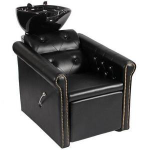 Hair Salon Portable Shampoo Bowls Sink And Chairs Bed