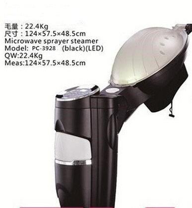 Portable barber micro mist heater cap wall hair steamer hair dryer