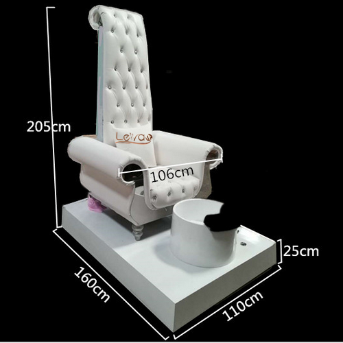 Luxury Foot Massage Golden Manicure Sets Of Massage Pedicure Chair Customizable Logo Spa Tech Pedicure Chair For Beauty Shop