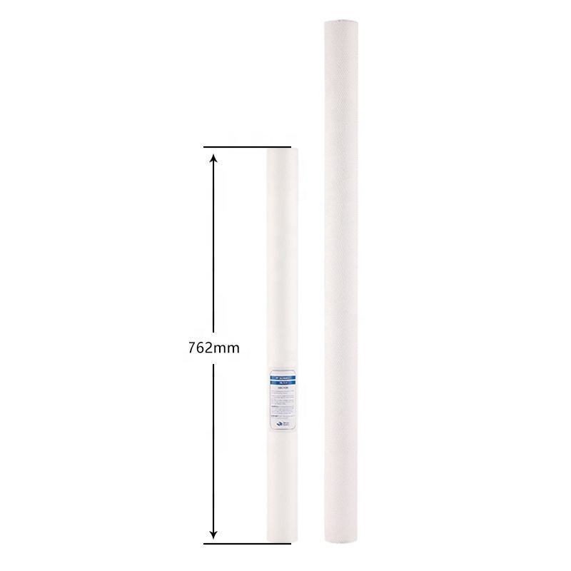 RO Water Filter Parts 20 inch PP Pleated Filter Cartridges Replacement With   Pressure Drop Filter System Equipments