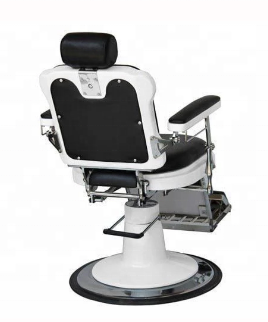 Hair salon equipment recline foldable vintage cheap barber chair with headrest