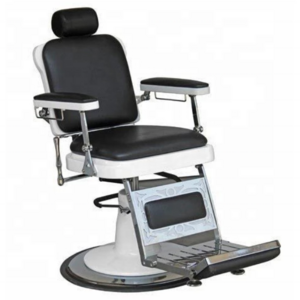 Hair salon equipment recline foldable vintage cheap barber chair with headrest