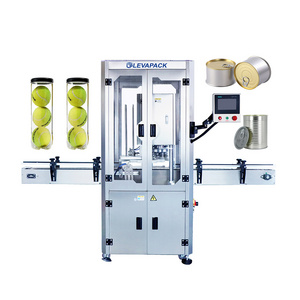 High Accuracy Tennis Ball Can Sealing Machine Fully Automatic Canning Packing Machine For Tin Can