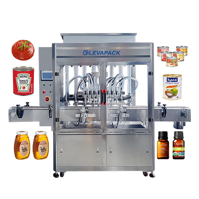 Juice Filling And Capping Machine Fully Automatic Liquid 50ml To 1000ml Honey Filling Machine