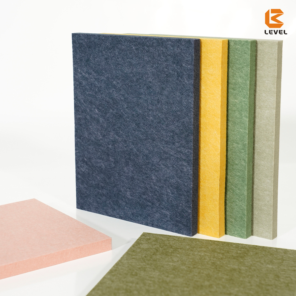 Factory Wholesale Custom 100% Polyester 9mm/12mm Acoustic Panel Modern Decorative Acoustic Office Panel