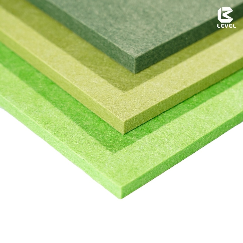 High Quality Eco-friendly 100% PET Acoustic Panel 600mm*600mm*9mm/12mm Acoustic Felt Panels