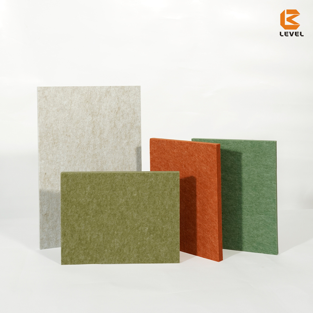 High Density Fireproof Sound Absorption PET Felt Acoustic Office Panels