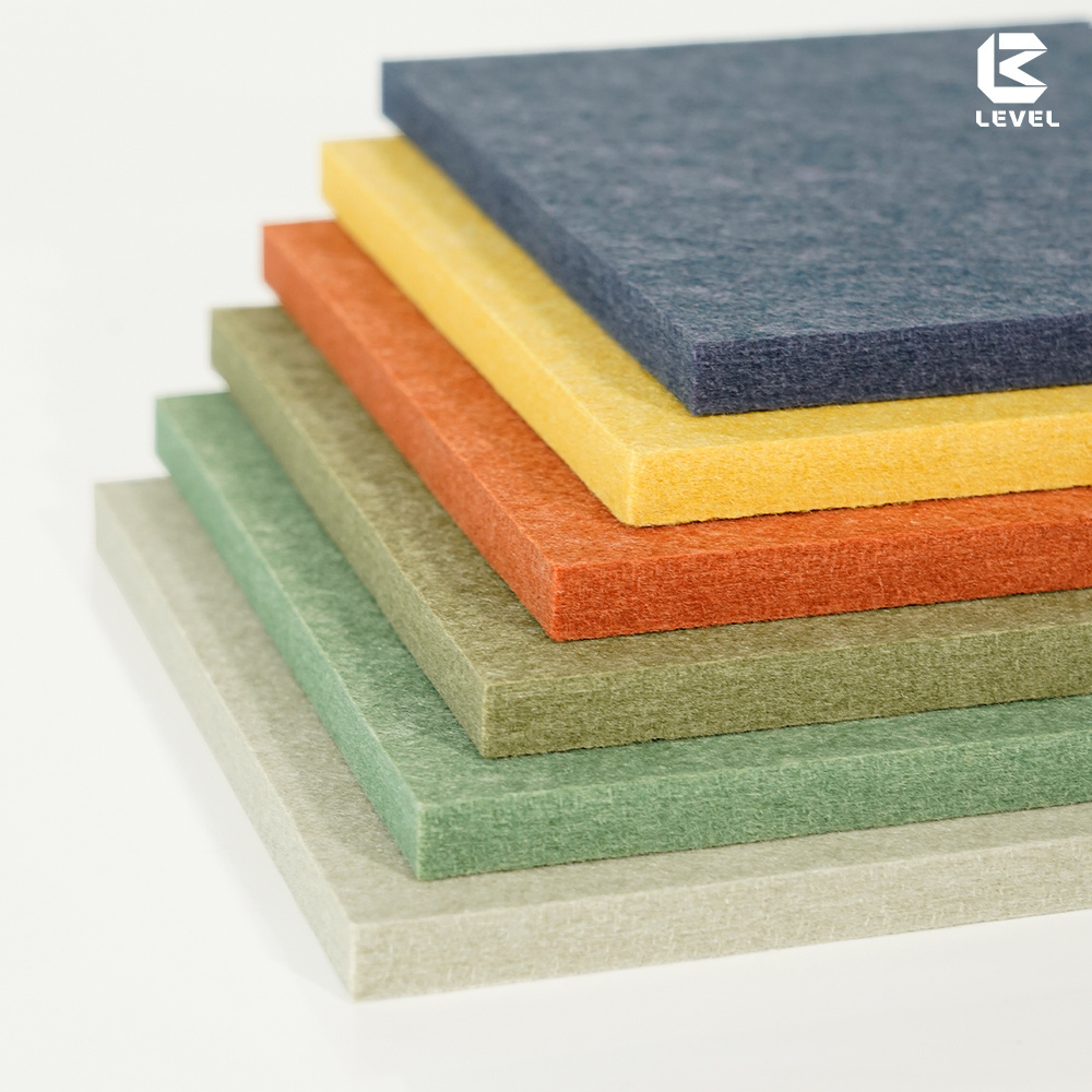 Environmentally Cost-effective 1220*2440mm Sound Absorption 100% Polyester Acoustic Panels For Office