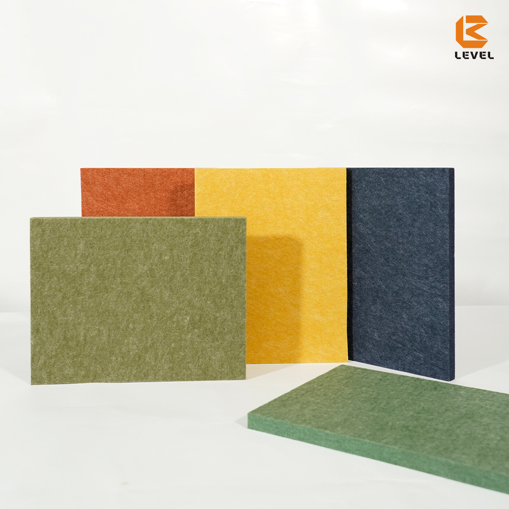 High Density Fireproof Sound Absorption PET Felt Acoustic Office Panels