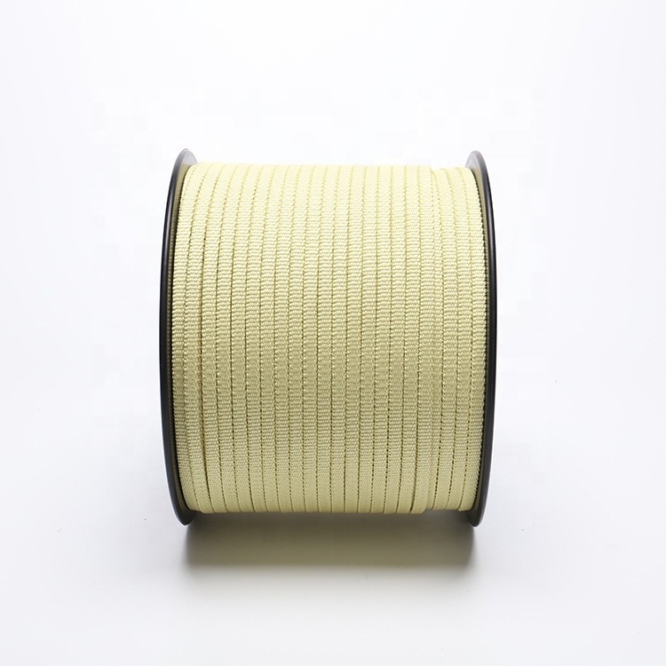 Round Braided Tempered Glass Machine Roller High Strength Aramid Fiber Kevlar Rope