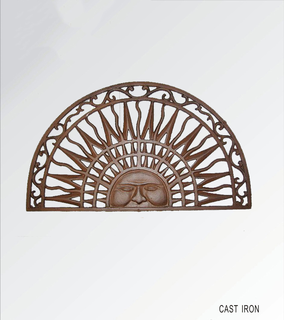 Antique front door decorative cast iron doormat with turtle designs mat farmhouse decor for home and Garden