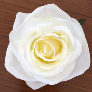 Bulk big Silk Rose Heads 10cm Without stem Flower stemless for Wedding arrangement party events DIY shooting props