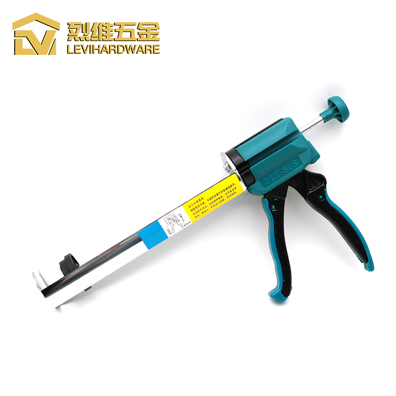 9 Inches revolving frame type heat treated piston Rod Caulking Gun 310ml sausage sealants sausage basic caulk gun construction