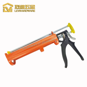 wholesale professional 310ml Two Component Cartridges Manual Tool Caulking Gun Steel Aluminium Orange Soporte Taladro Manual