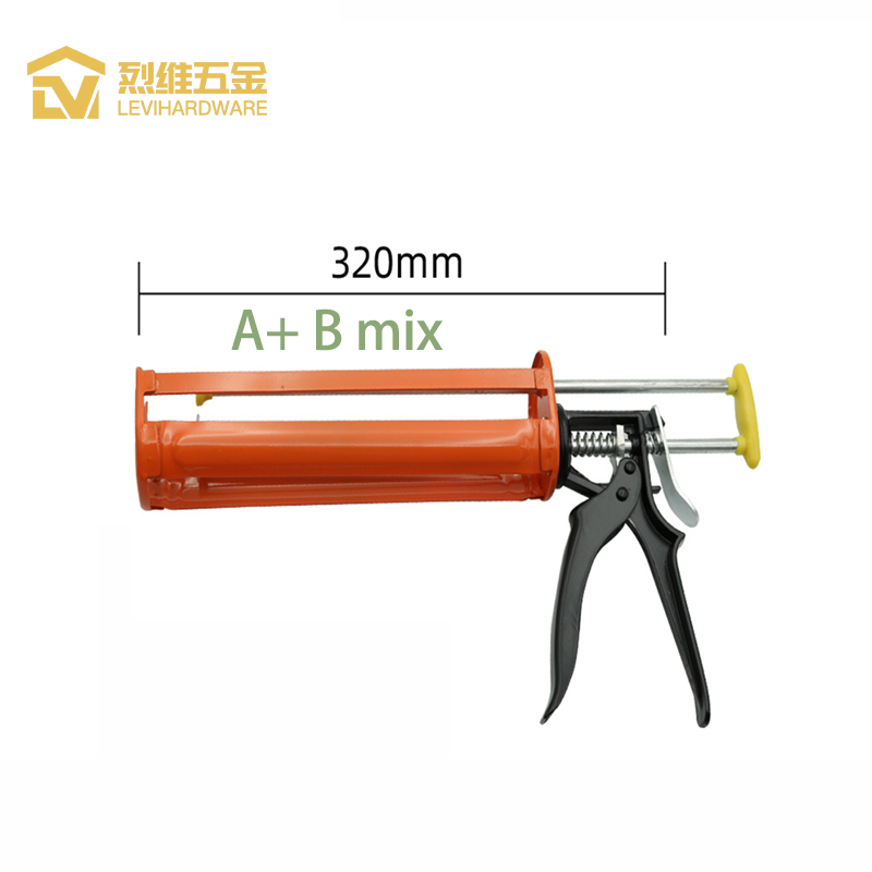 Wholesale professional caulk tool 310ml thrust ratio 10:1 ab 1:1 glue guns dispenser gun manual tool spray caulking gun