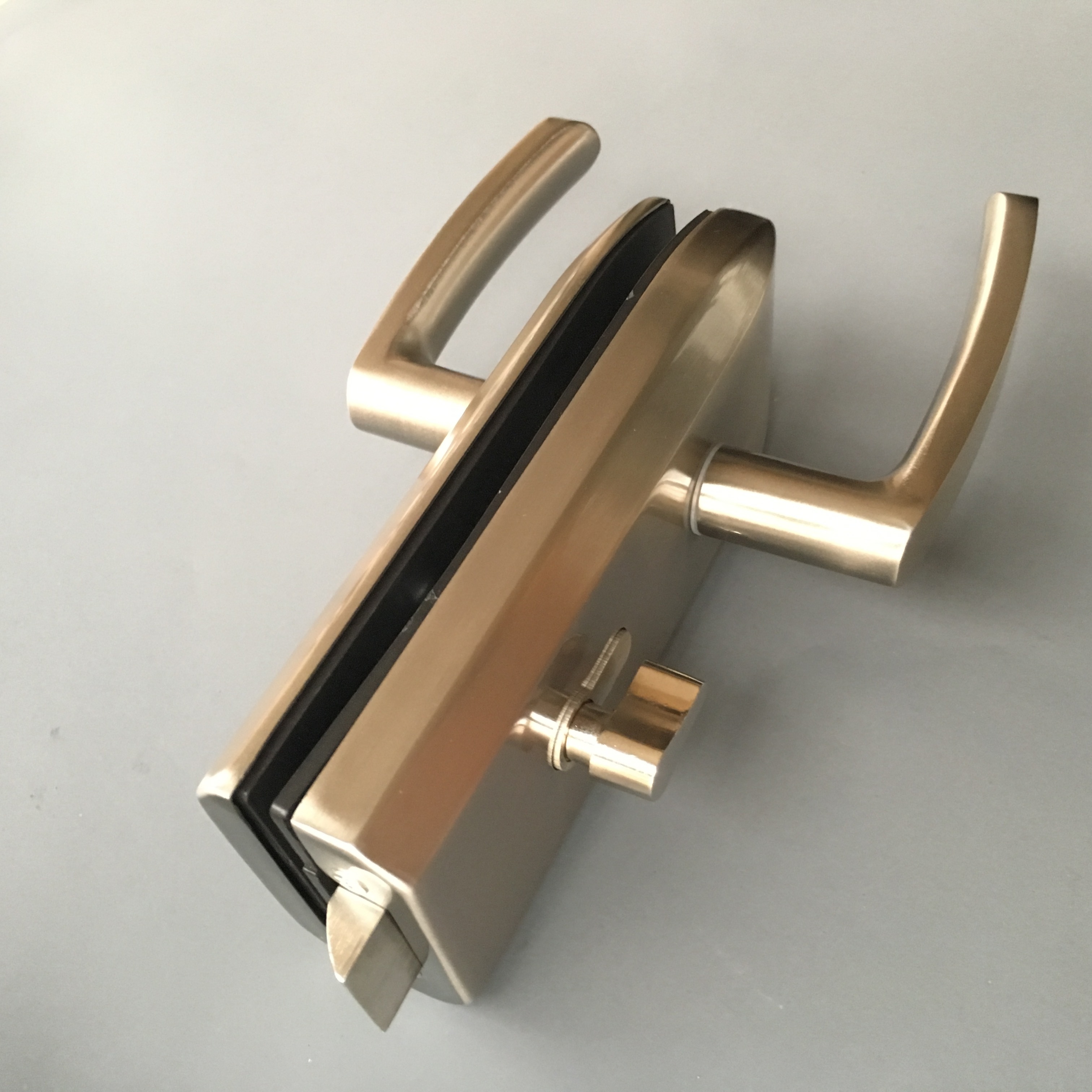 wholesale furniture hardware Double side door control high quality sliding glass door lock for glass door