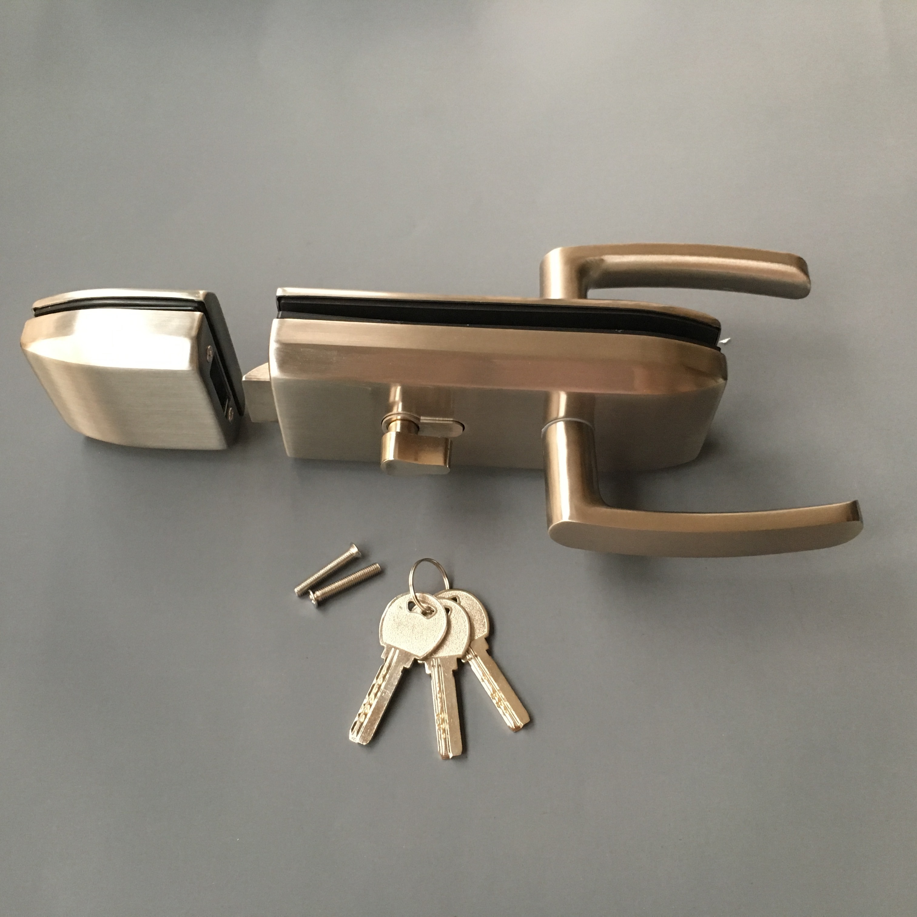 wholesale furniture hardware Double side door control high quality sliding glass door lock for glass door