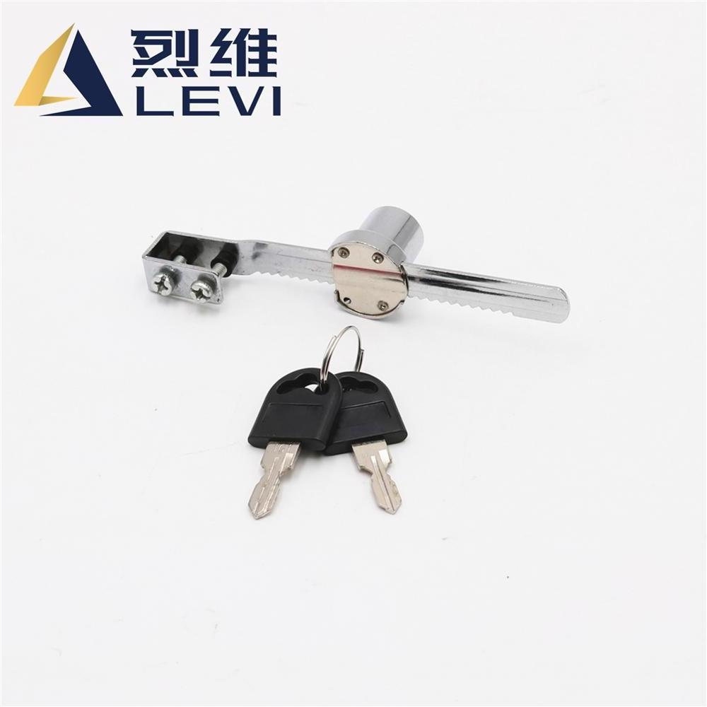 wholesale hardware fittings 110C cheap price showcase sliding show window glass furniture locks for display window door