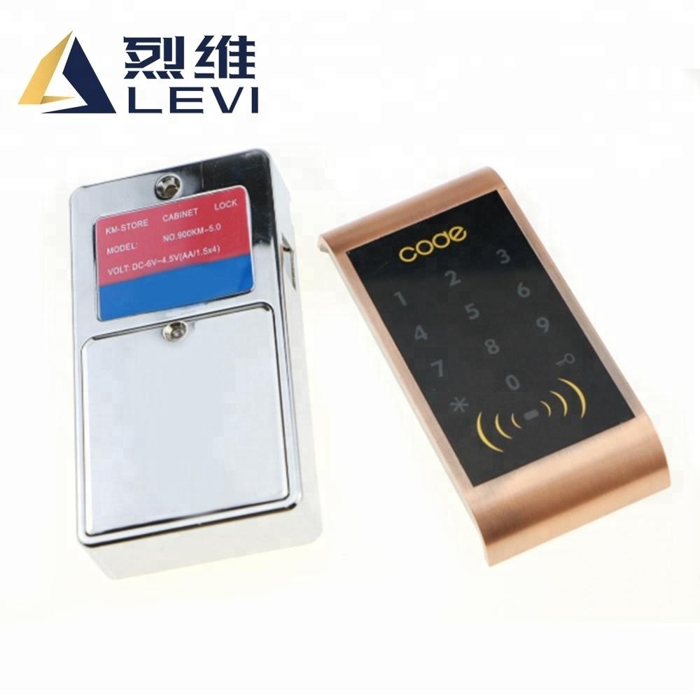 wholesale furniture lock RFID Password keyless Electronic smart Digital combination padlock cabinet lock for gym sauna lockers