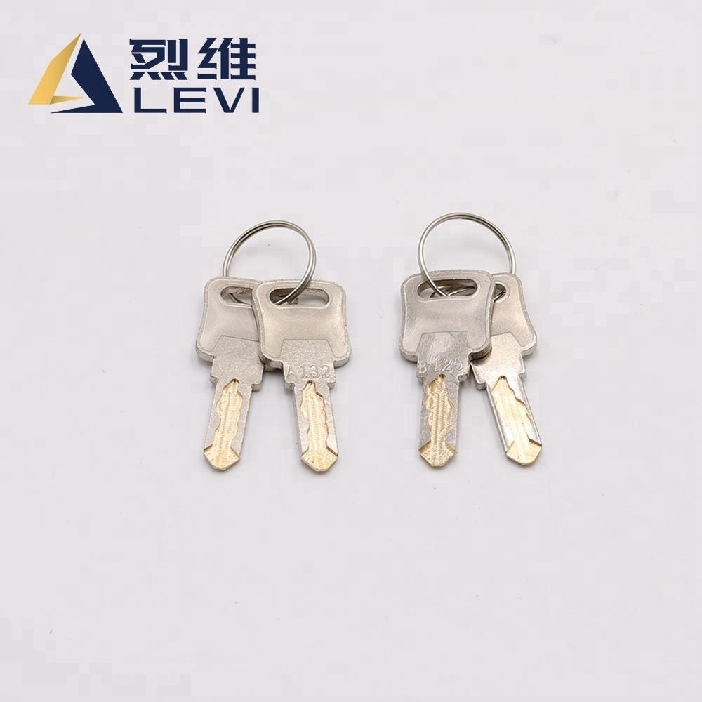 138 22 Brass Laser key master key furniture desk cabinet drawer lock with three level manager foshan hardware china