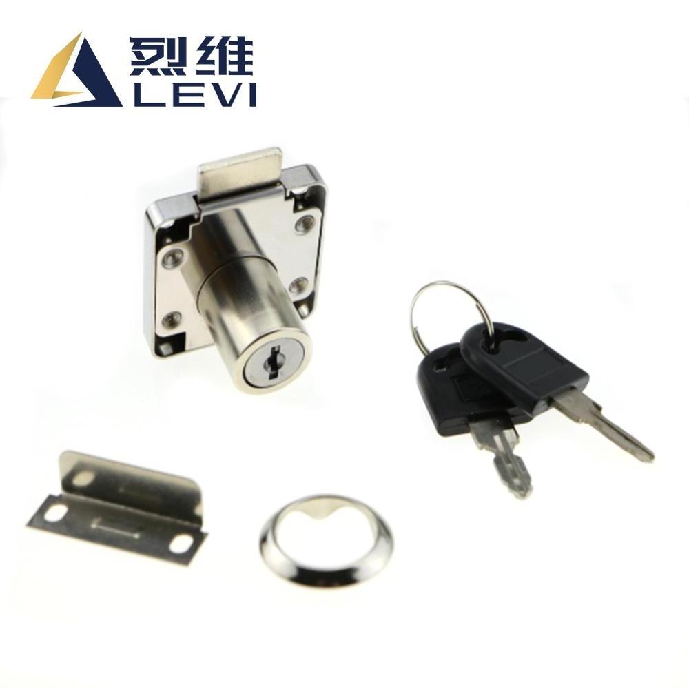 wholesale 138-22AC cheap zinc alloy stainless steel safety  furniture drawer lock for cabinet office filing desk