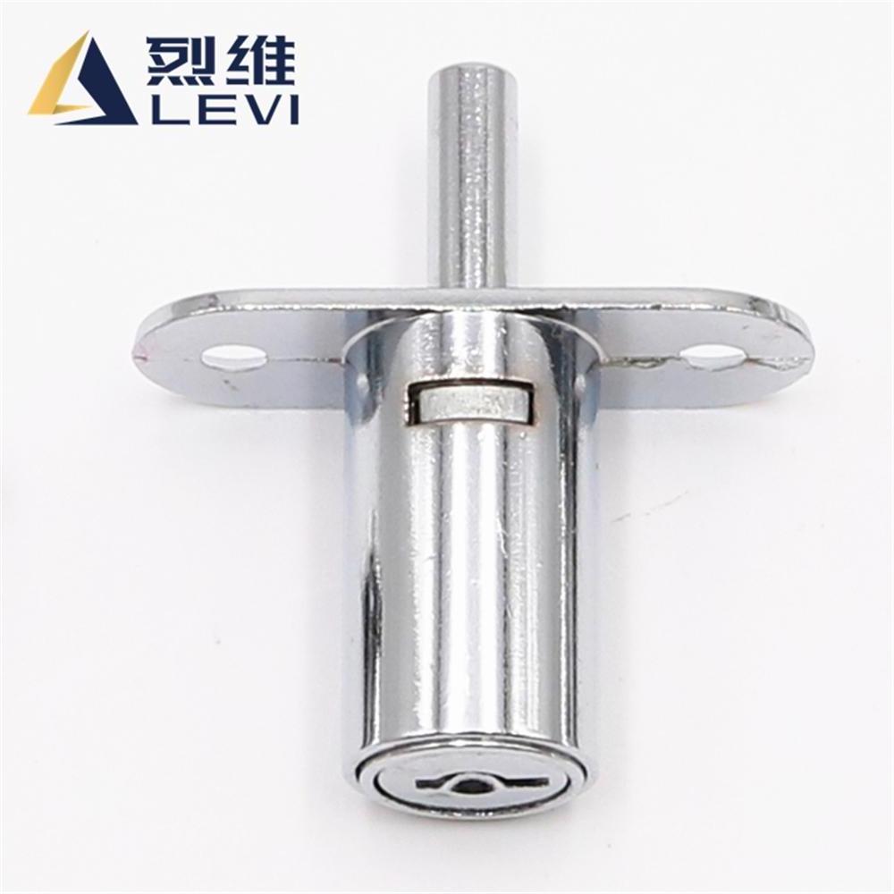 wholesale hardware fittings 105 zinc alloy showcase sliding glass window door push drawer lock and furniture lock for sale