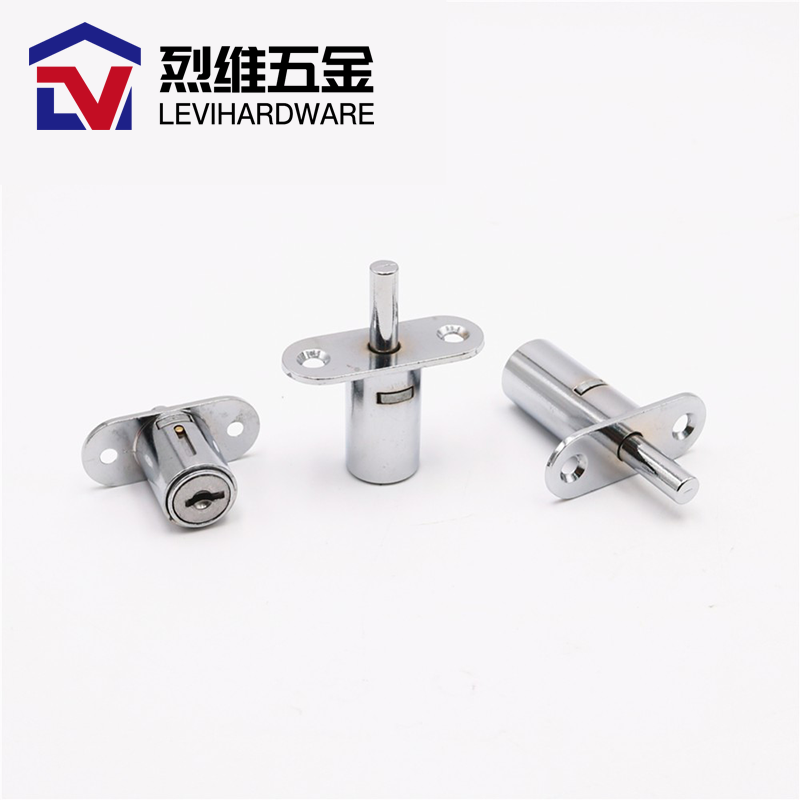 LEVI wholesale 105 zinc alloy showcase sliding glass window door push drawer lock and furniture lock for sale