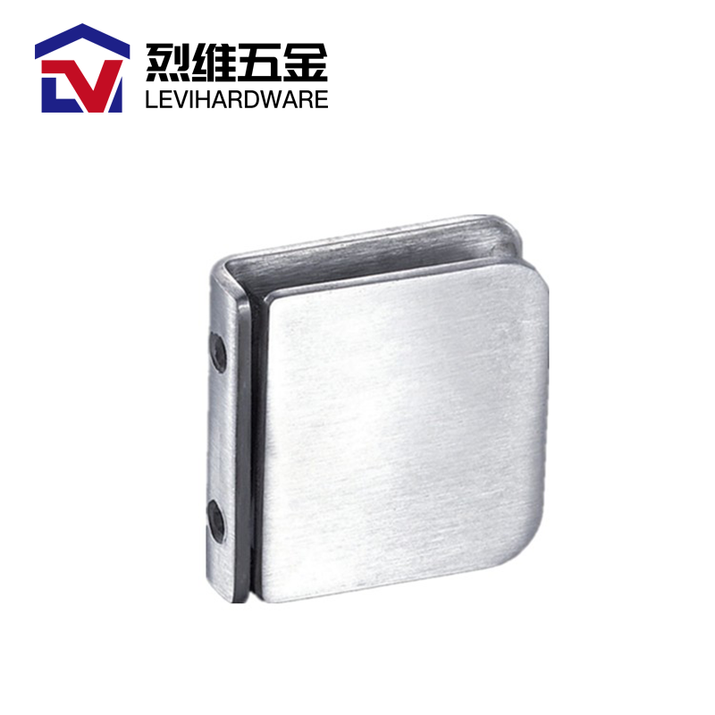 wholesale 304 Stainless Steel 180 Degree Square Frameless Glass Clamp Connector/Shower Door Fixed P Glass-to-Glass Corner Clamp