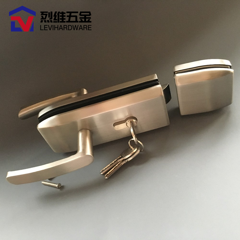 wholesale Double side door control high quality sliding glass door lock commercial sliding glass round door lock