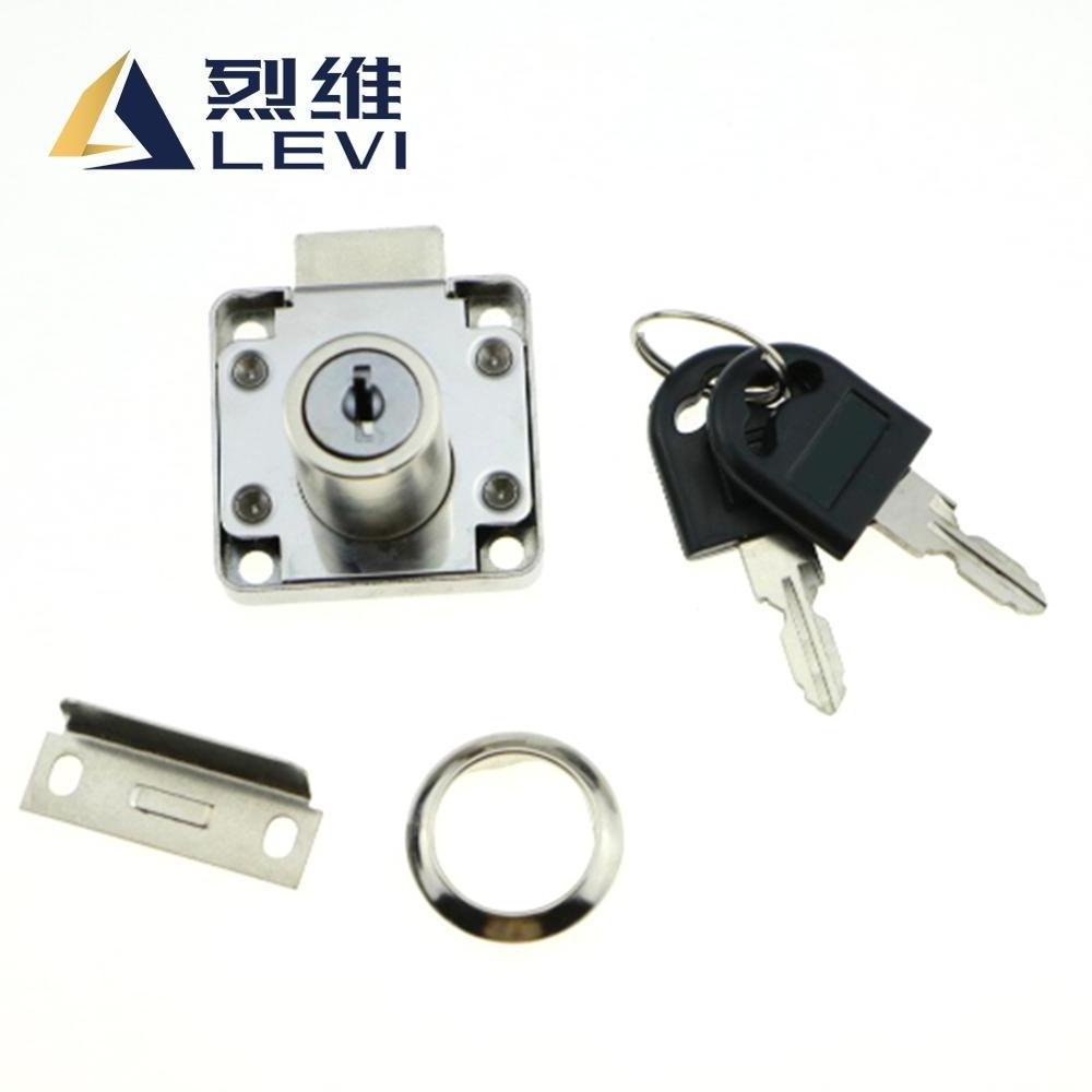 wholesale 138-22AC cheap zinc alloy stainless steel safety  furniture drawer lock for cabinet office filing desk