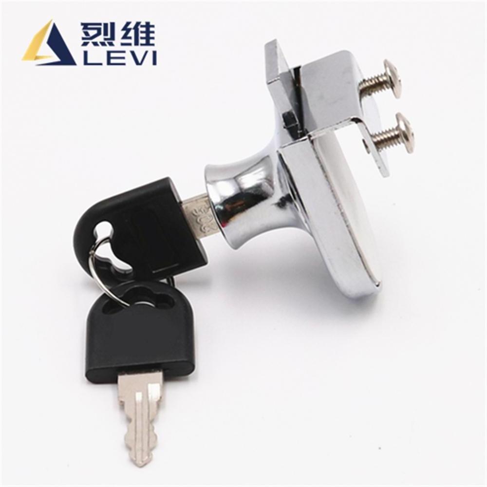 south america zinc alloy single display showcase furniture glass door lock for wardrodbe showcase