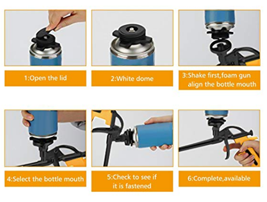 wholesale other manual tool professional caulking tool PU foam gun polyurethane foam spray gun for construction