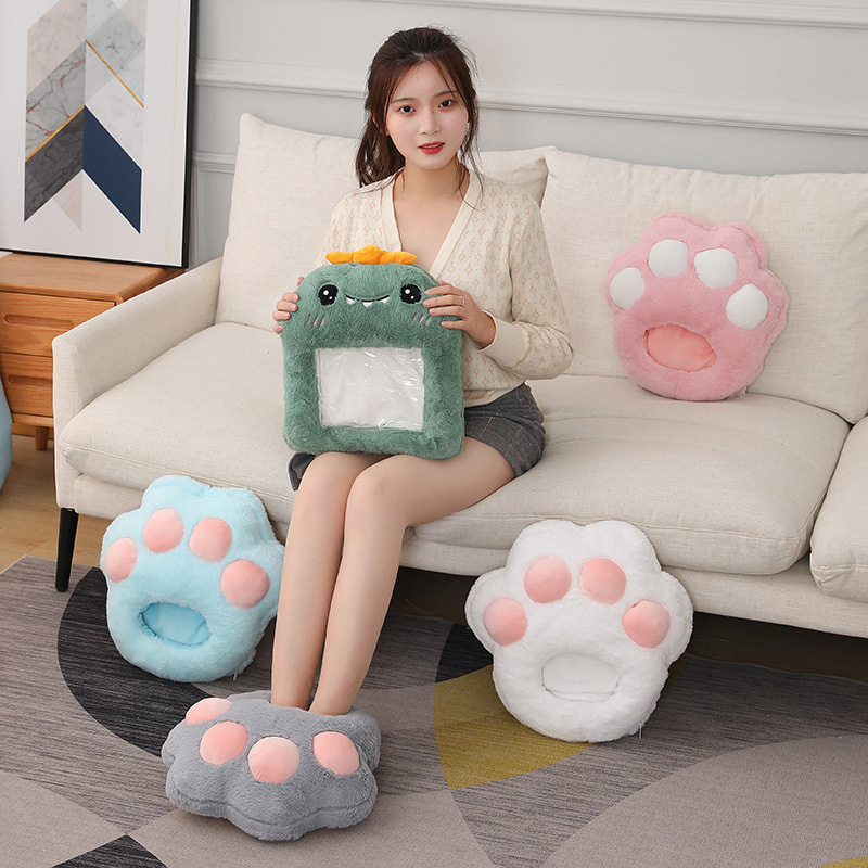 NEW foot and hand warmers plush toys office warm feet in bed sleeping in bed quilt USB foot and hand warmers