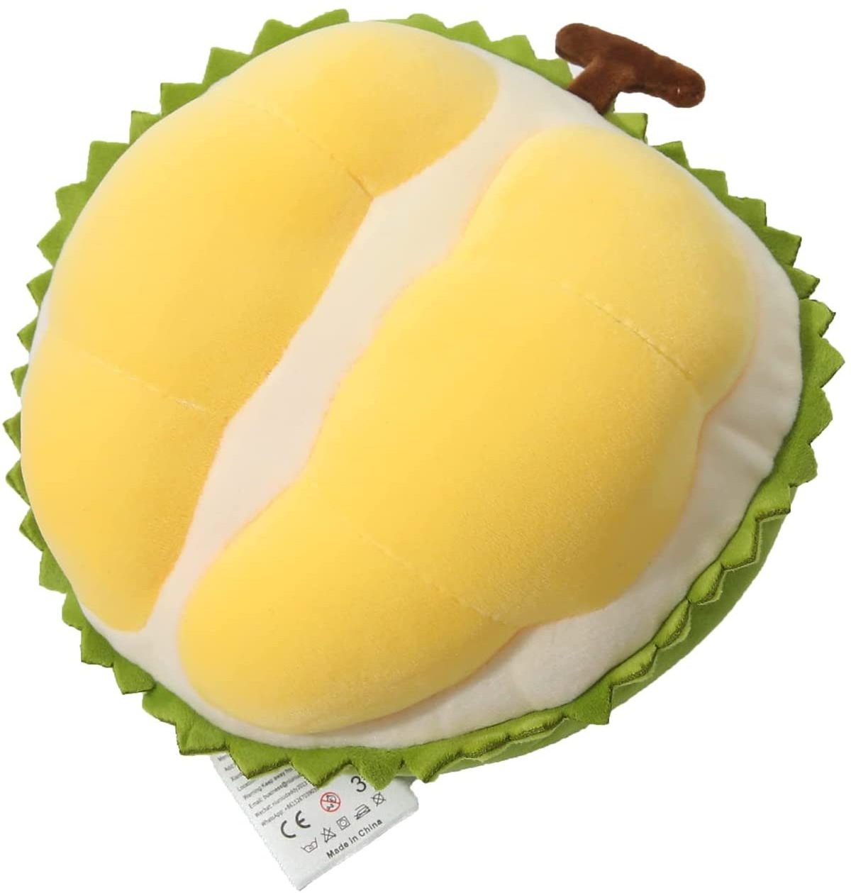 Custom Durian Plush Toy Small Stuffed Food for Kids Kawaii Plushies Cute Hugging Fruit Pillow Doll Birthday