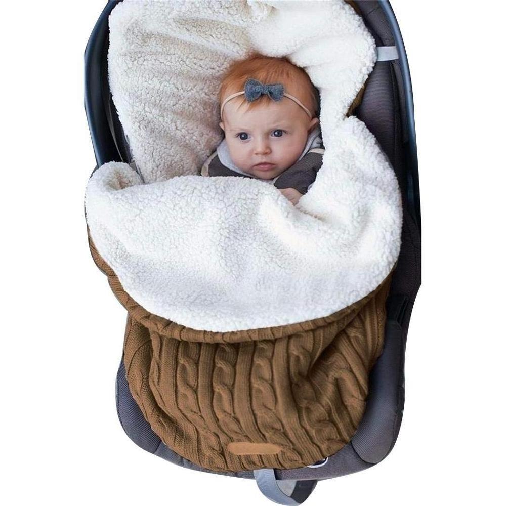 Customized Infant Baby Blanket Swaddle Soft Sleepsack Stroller Wrap Sleeping Bags